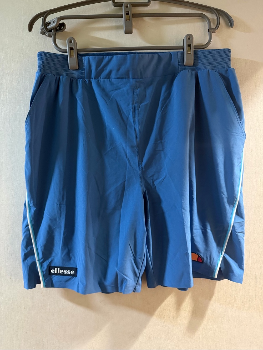 Ellesse Men's Royal Blue Athletic Shorts with Logo